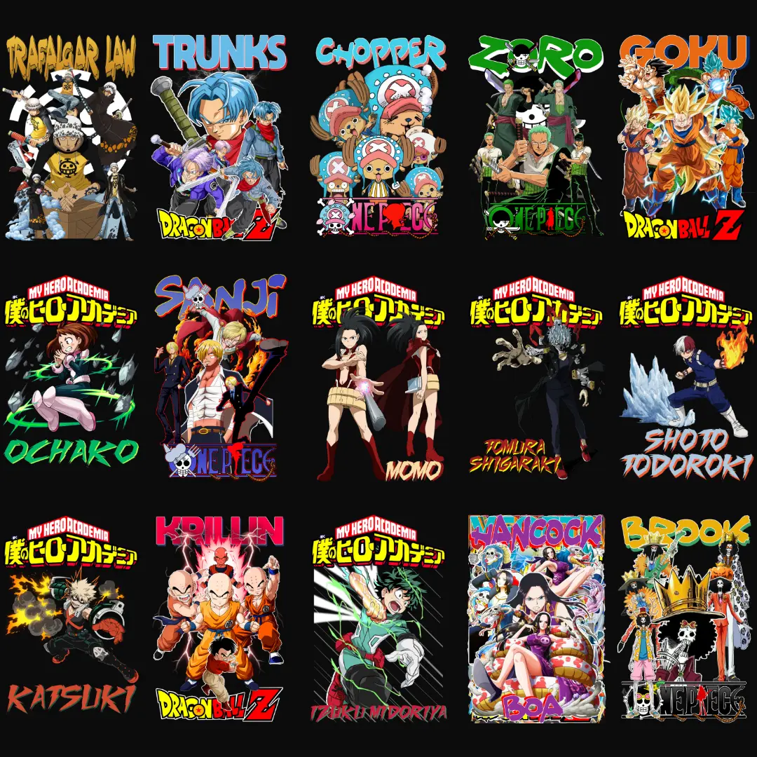 Anime-TShirt-Design-Bundle